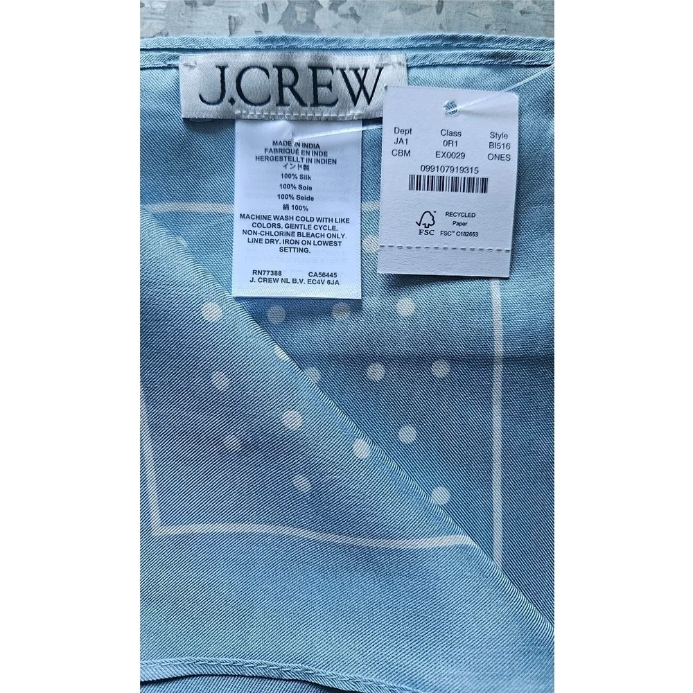 J. Crew Oversized Silk Bandana